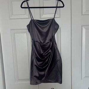 Satin Mini Dress